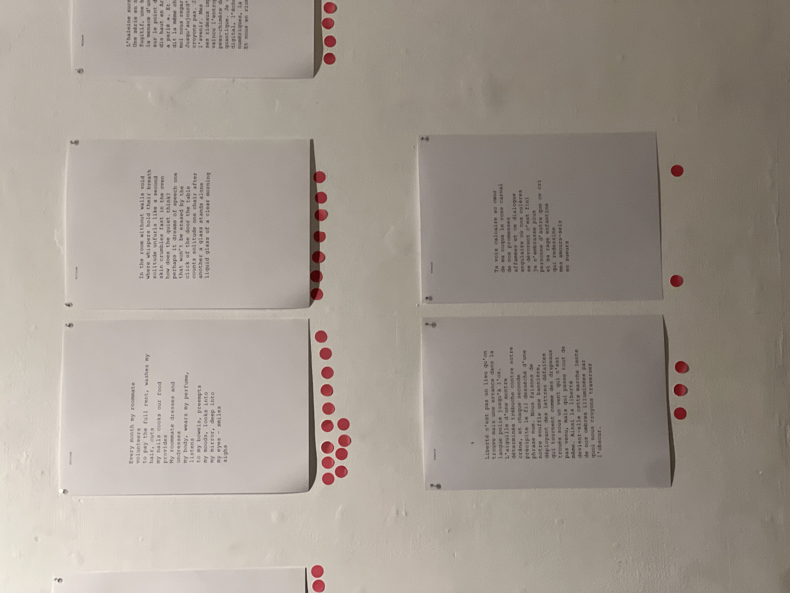 Audience interacting with the installation